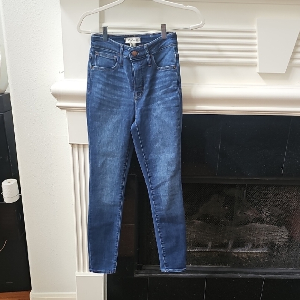 Madewell Women's Curvy RpadtripperJeans in Deep Blue